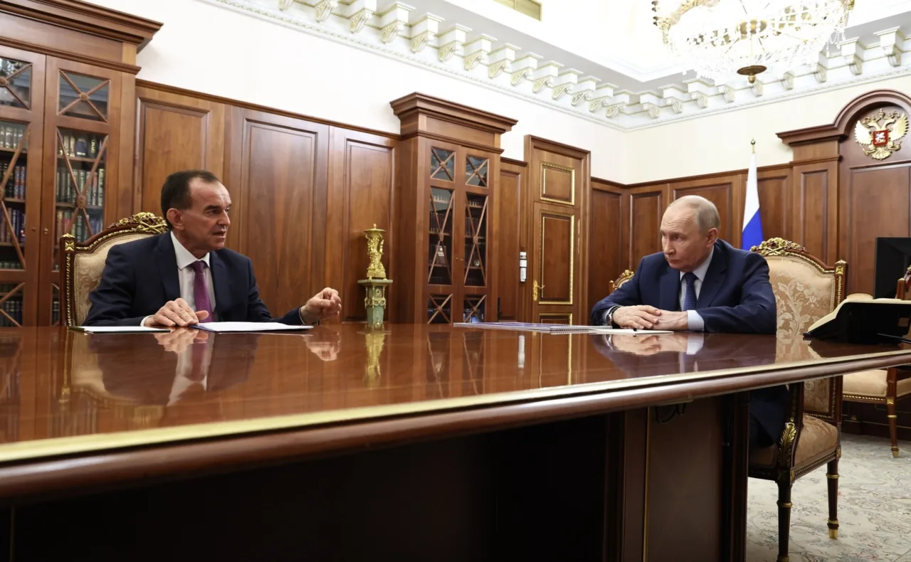 Владимир Путин встретился с губернатором Краснодарского края