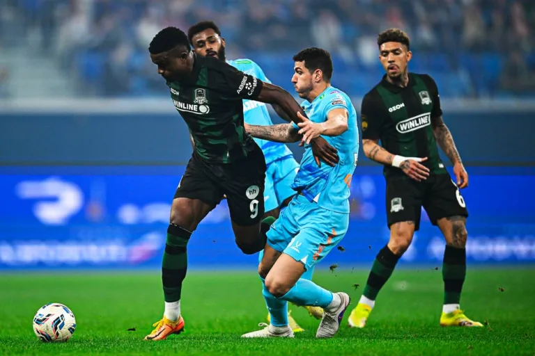 «Краснодар» добился ничьей с «Зенитом» в Санкт-Петербурге и удержал за собой лидерство в чемпионской гонке