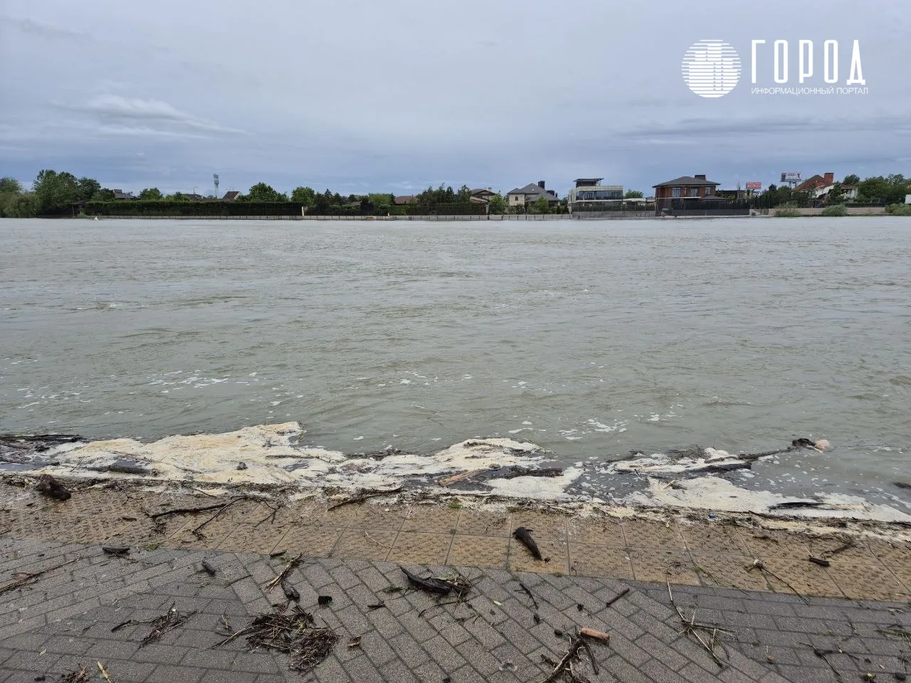 Подтопление Кубанской набережной Краснодара 2026 Краснодарское водохранилище