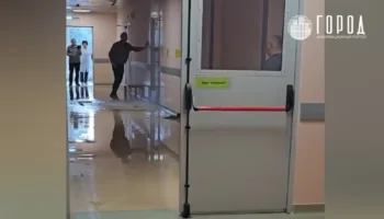 Затопило поликлинику в станице Павловской Краснодарского края