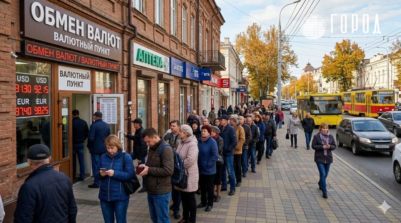 Россияне меняют рубли на доллары в ожидании девальвации