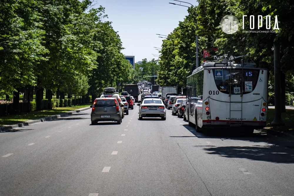 Пробки в Краснодаре уменьшились из-за отсутствия бензина