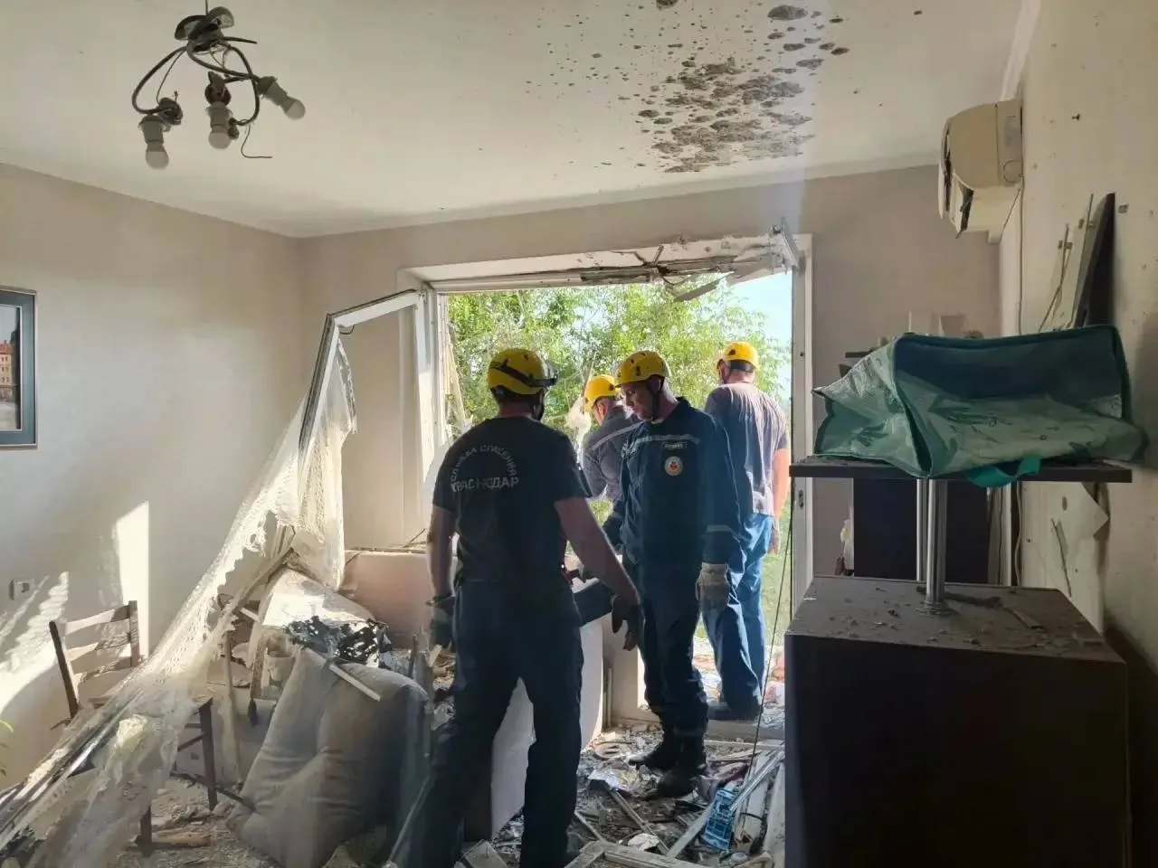 Трое детей погибли во время атаки БПЛА в Краснодаре