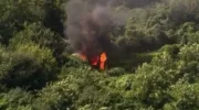Пожар в ГМР Краснодара после слухов о падении БПЛА