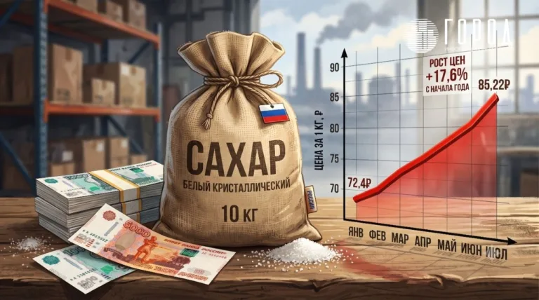 В Краснодарском крае стремительно дорожает сахар