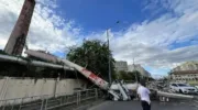 Упала труба котельной в Краснодаре