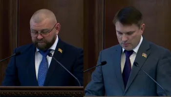 Депутаты Заксобрания Краснодарского края Денис Выпринцев и Владислав Граф_Колесник